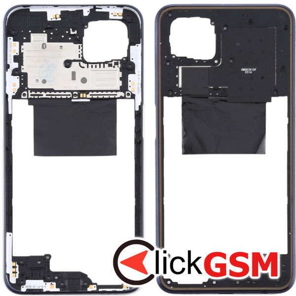 Piesa Mijloc Negru Oppo A92s 1xhu