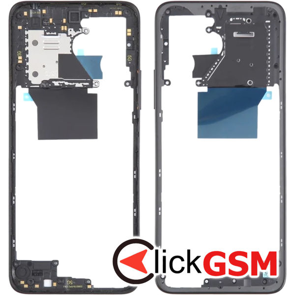 Piesa Mijloc Negru Xiaomi Redmi 12 4wt8