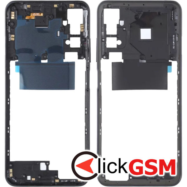 Piesa Mijloc Negru Xiaomi Redmi Note 10 5g 4x7d