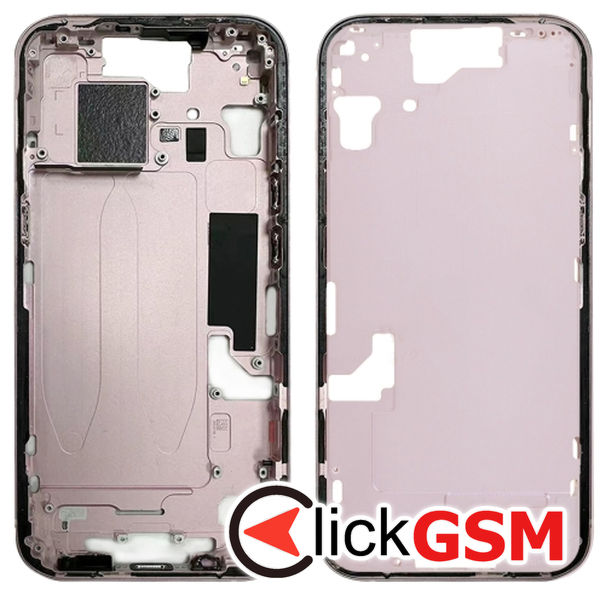 Piesa Mijloc Pink Apple Iphone 15 23g3