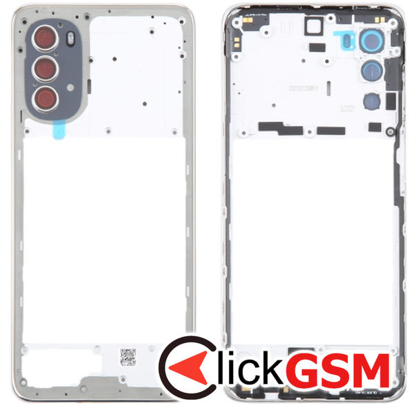 Piesa Mijloc Silver Motorola Moto G52 435e