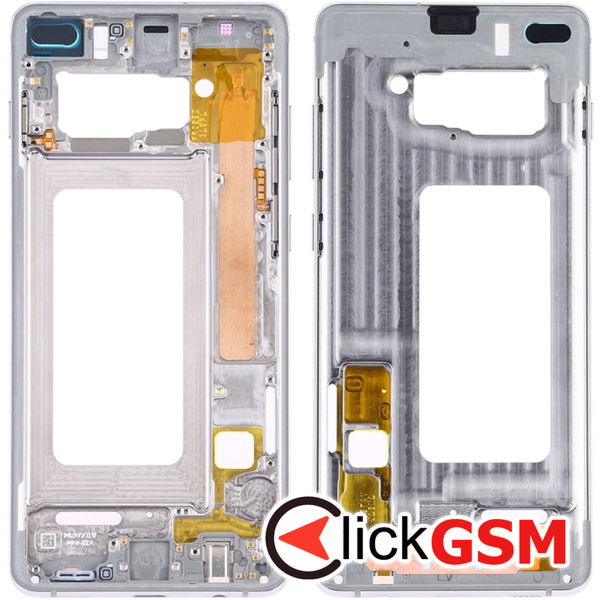 Piesa Piesa Mijloc Silver Samsung Galaxy S10.plus 4e2w