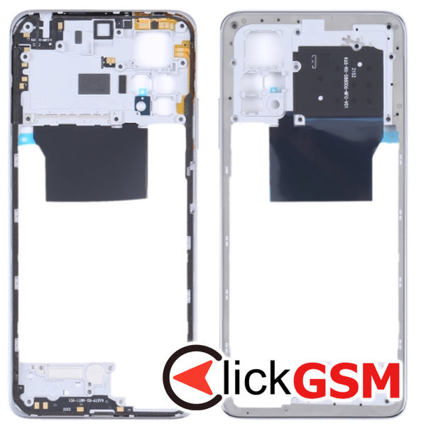 Piesa Piesa Mijloc Silver Xiaomi Redmi Note 11 Pro 2w5b