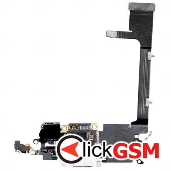 Modul Incarcare cu Antena, Microfon, Mufa Incarcare, Senzor Argintiu Apple iPhone 11 Pro lnj