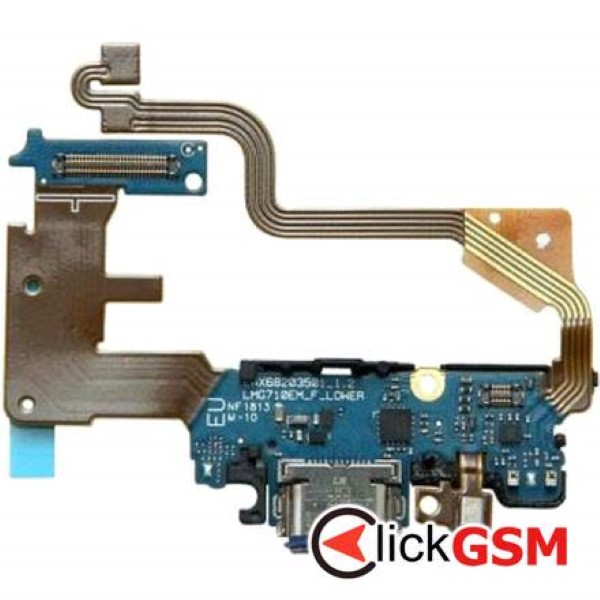 Piesa Piesa Modul Incarcare Cu Microfon Antena Si Mufa Incarcare Lg G7 Thinq 2fvo