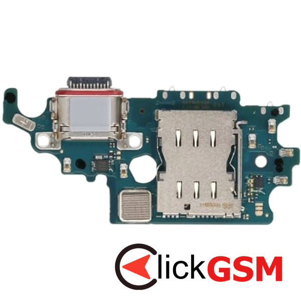 Piesa Piesa Modul Incarcare Cu Microfon Cititor Sim Si Mufa Incarcare Samsung Galaxy S21 5g 1ca3