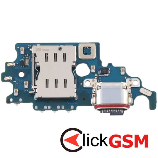 Piesa Modul Incarcare Cu Microfon Cititor Sim Si Mufa Incarcare Samsung Galaxy S21 5g 40pl