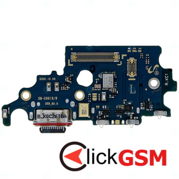 Piesa Modul Incarcare Cu Microfon Cititor Sim Si Mufa Incarcare Samsung Galaxy S21 5g Nzg