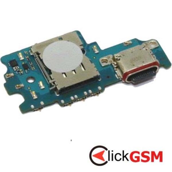 Piesa Piesa Modul Incarcare Cu Microfon Cititor Sim Si Mufa Incarcare Samsung Galaxy S21 Fe 185c