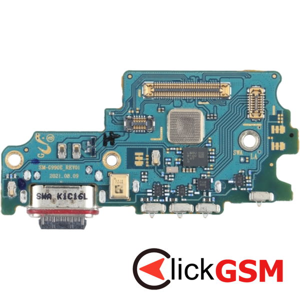 Piesa Piesa Modul Incarcare Cu Microfon Cititor Sim Si Mufa Incarcare Samsung Galaxy S21 Fe 49xb