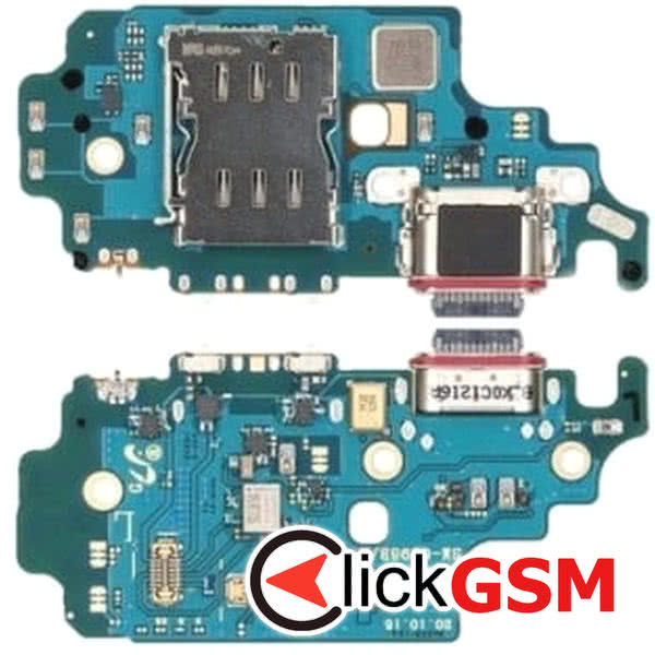 Piesa Modul Incarcare Cu Microfon Cititor Sim Si Mufa Incarcare Samsung Galaxy S21 Ultra 5g 1ca2