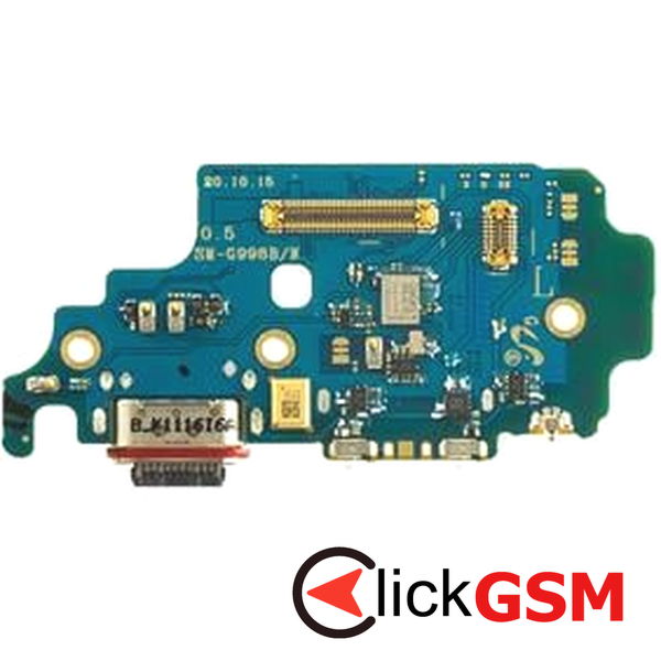 Piesa Piesa Modul Incarcare Cu Microfon Cititor Sim Si Mufa Incarcare Samsung Galaxy S21 Ultra 5g 2dc6