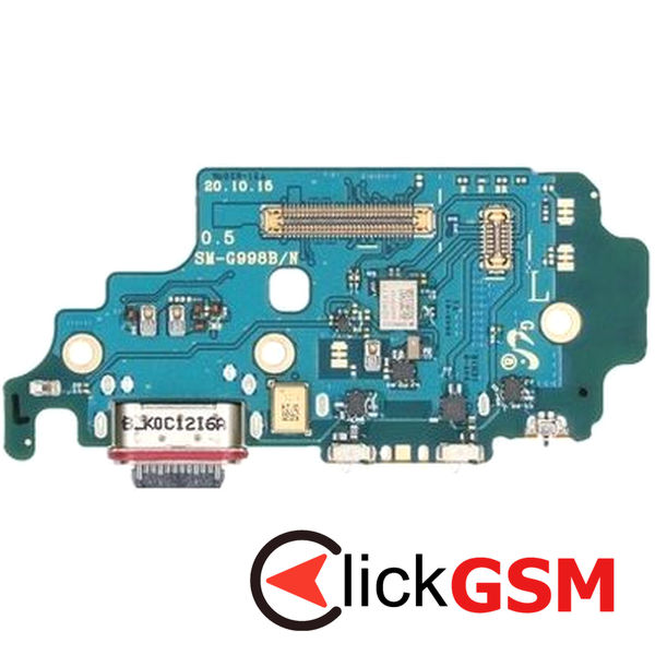 Piesa Modul Incarcare Cu Microfon Cititor Sim Si Mufa Incarcare Samsung Galaxy S21 Ultra 5g 40b4