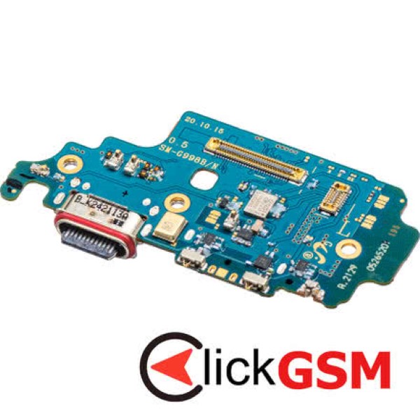 Piesa Modul Incarcare Cu Microfon Cititor Sim Si Mufa Incarcare Samsung Galaxy S21 Ultra 5g 46w3