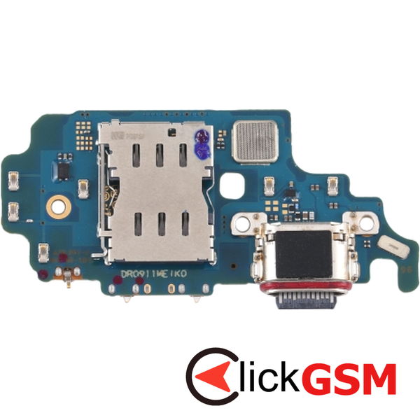 Piesa Piesa Modul Incarcare Cu Microfon Cititor Sim Si Mufa Incarcare Samsung Galaxy S21 Ultra 5g 4a5z