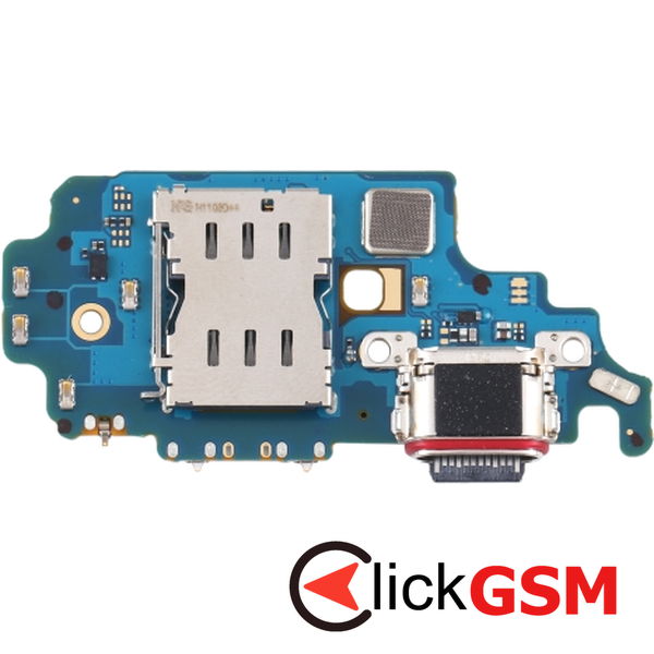 Piesa Modul Incarcare Cu Microfon Cititor Sim Si Mufa Incarcare Samsung Galaxy S21 Ultra 5g 4a7o