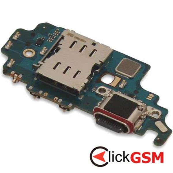 Piesa Piesa Modul Incarcare Cu Microfon Cititor Sim Si Mufa Incarcare Samsung Galaxy S21 Ultra 5g 5k