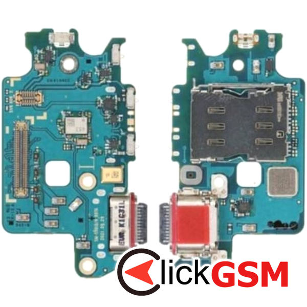 Piesa Piesa Modul Incarcare Cu Microfon Cititor Sim Si Mufa Incarcare Samsung Galaxy S22 3itx