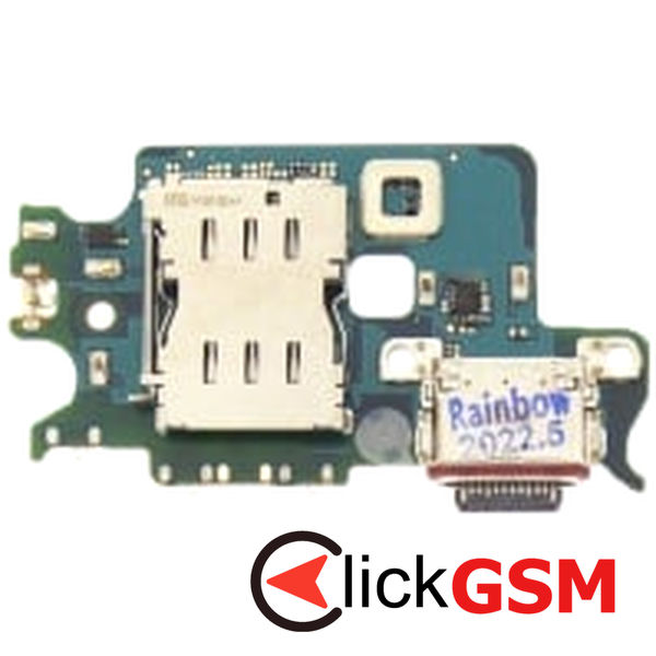 Piesa Piesa Modul Incarcare Cu Microfon Cititor Sim Si Mufa Incarcare Samsung Galaxy S22 Adx