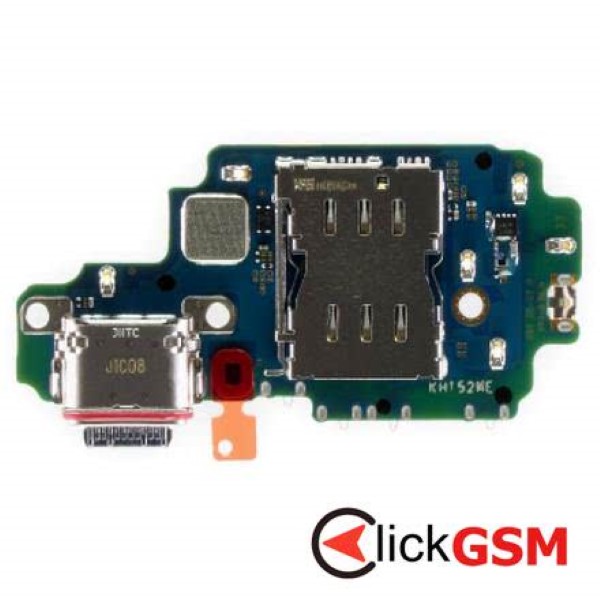 Piesa Modul Incarcare Cu Microfon Cititor Sim Si Mufa Incarcare Samsung Galaxy S22 Ultra 11p