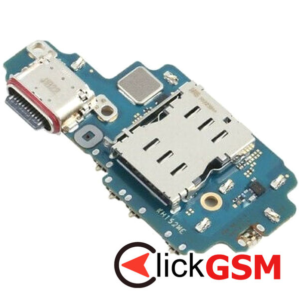 Piesa Piesa Modul Incarcare Cu Microfon Cititor Sim Si Mufa Incarcare Samsung Galaxy S22 Ultra 1cjw