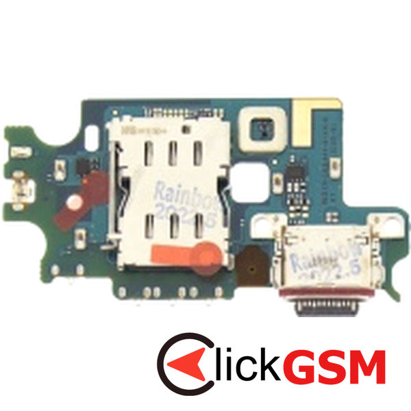 Piesa Modul Incarcare Cu Microfon Cititor Sim Si Mufa Incarcare Samsung Galaxy S22.plus Ael