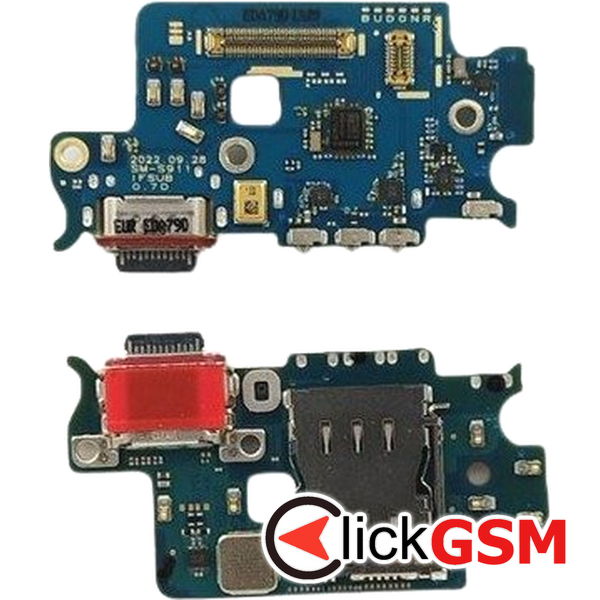 Piesa Piesa Modul Incarcare Cu Microfon Cititor Sim Si Mufa Incarcare Samsung Galaxy S23 9pt