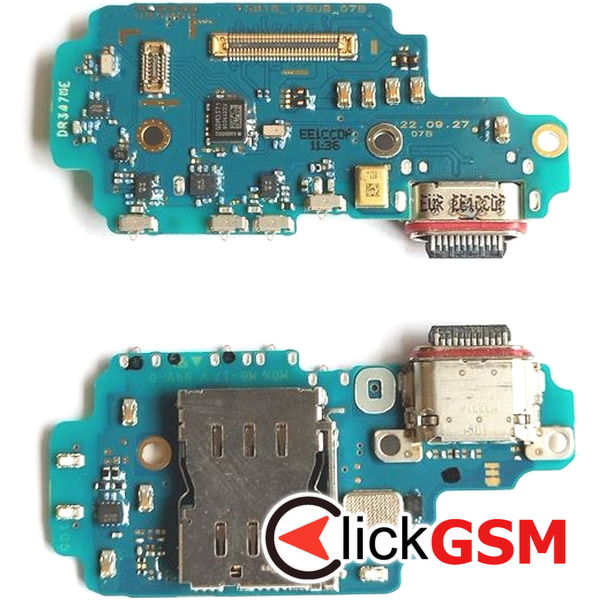 Piesa Modul Incarcare Cu Microfon Cititor Sim Si Mufa Incarcare Samsung Galaxy S23 Ultra Gu8