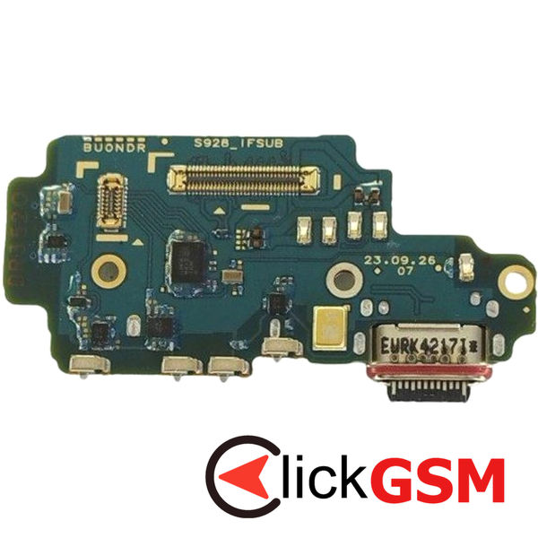 Piesa Modul Incarcare Cu Microfon Cititor Sim Si Mufa Incarcare Samsung Galaxy S24 Ultra 3ijd