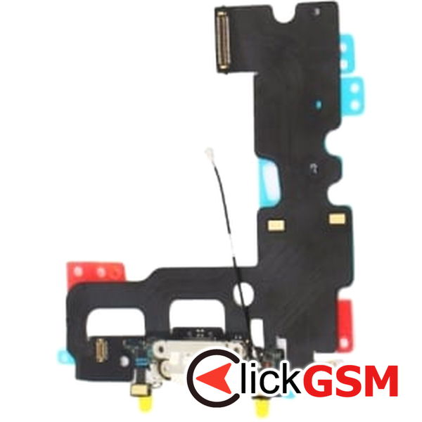 Piesa Piesa Modul Incarcare Cu Microfon Si Mufa Incarcare Alb Apple Iphone 7 2gvo