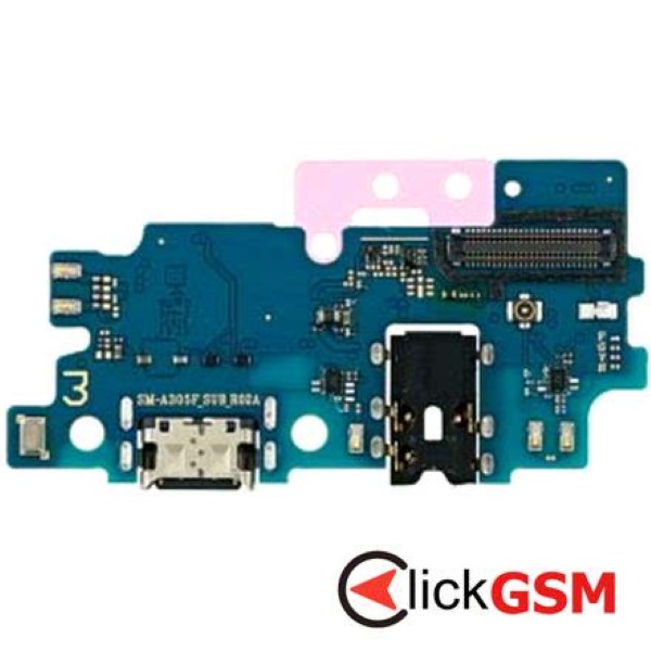 Piesa Piesa Modul Incarcare Cu Mufa Casti Microfon Si Mufa Incarcare Samsung Galaxy A30 1lgi