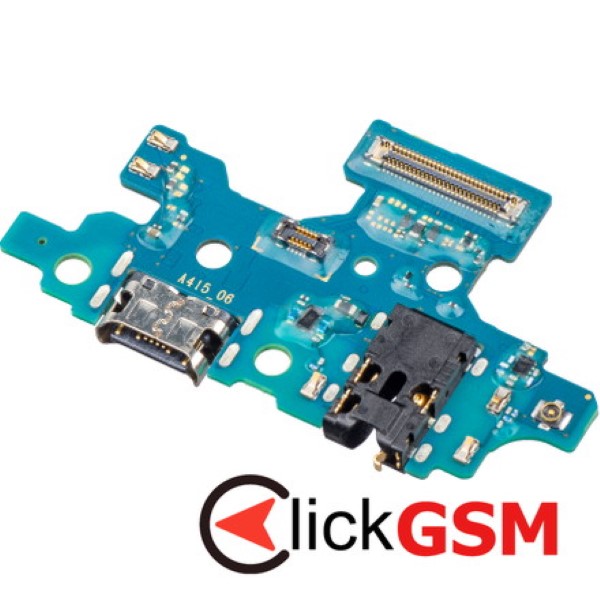 Piesa Piesa Modul Incarcare Cu Mufa Casti Microfon Si Mufa Incarcare Samsung Galaxy A41 1ek2