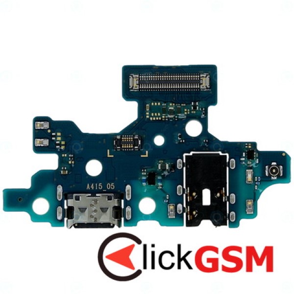 Piesa Modul Incarcare Cu Mufa Casti Microfon Si Mufa Incarcare Samsung Galaxy A41 Mz4