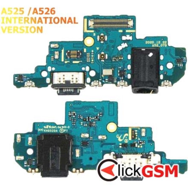 Piesa Piesa Modul Incarcare Cu Mufa Casti Microfon Si Mufa Incarcare Samsung Galaxy A52 5g 1pac