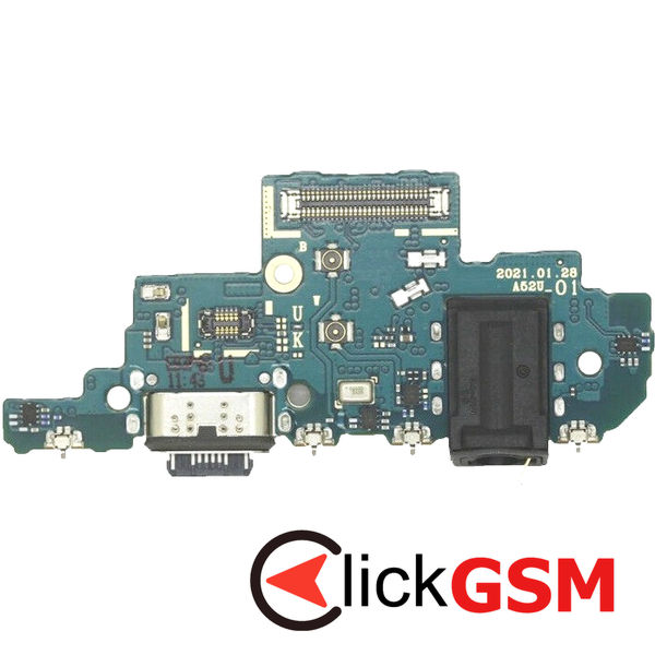 Piesa Piesa Modul Incarcare Cu Mufa Casti Microfon Si Mufa Incarcare Samsung Galaxy A52s 5g 1uoj