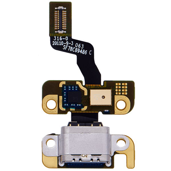 Modul Incarcare cu Mufa Incarcare Motorola Razr 2020 · Charging Port Flex Cable For Motorola Razr 5G (XT2071 / 2020) (Genuine OEM)