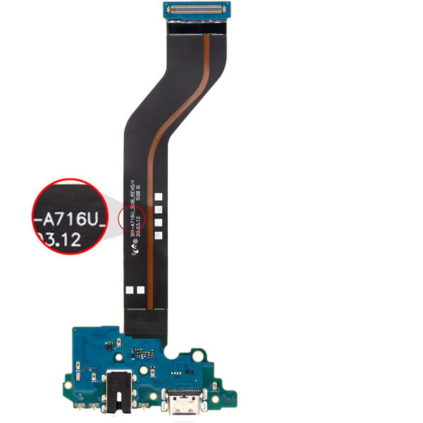 Samsung Galaxy A71 5G · Charging Port With Headphone Jack For Samsung Galaxy A71 5G (A716U / 2020) (US Version) (Premium)