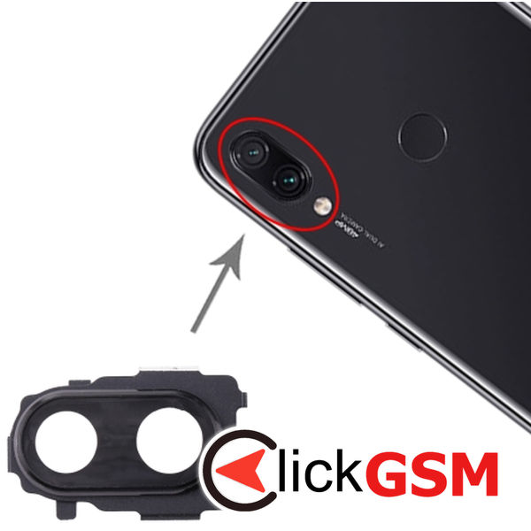 Piesa Piesa Ornament Camera Black Xiaomi Redmi Note 7 Pro 1zht