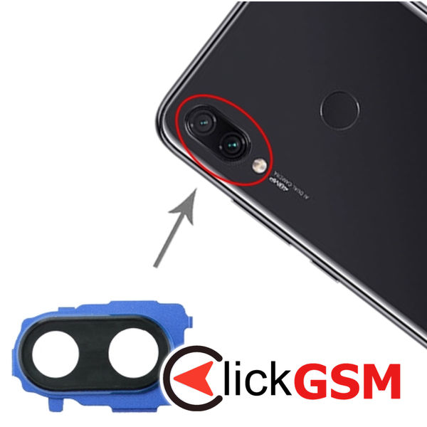 Piesa Piesa Ornament Camera Blue Xiaomi Redmi Note 7 Pro 1zhs