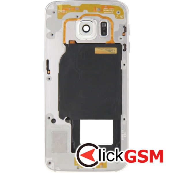 Piesa Piesa Rama Display Argintiu Samsung Galaxy S6 Edge 4e2r