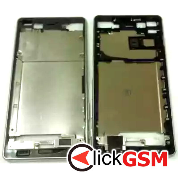 Piesa Rama Display Argintiu Sony Xperia X Performance 36lw