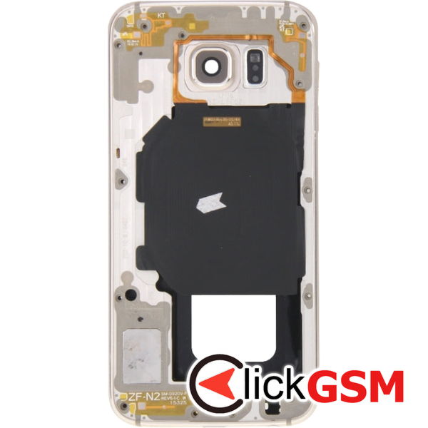 Piesa Rama Display Gold Samsung Galaxy S6 4e3n