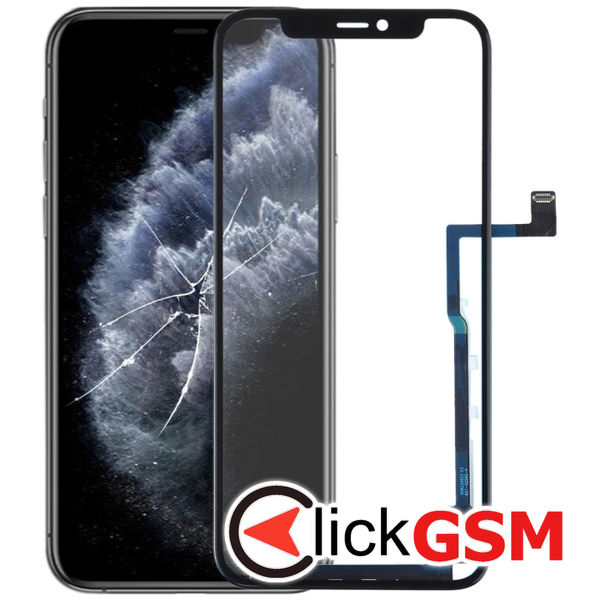 Piesa Piesa Sticla Black Apple Iphone 11 Pro 4gy8