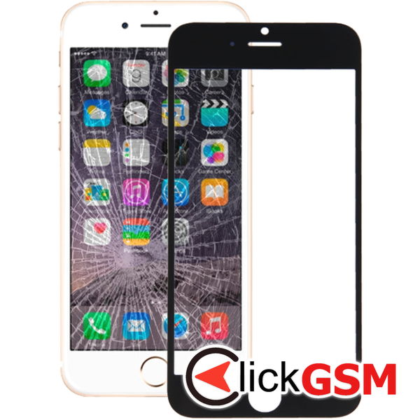 Piesa Piesa Sticla Black Apple Iphone 6 4ffn