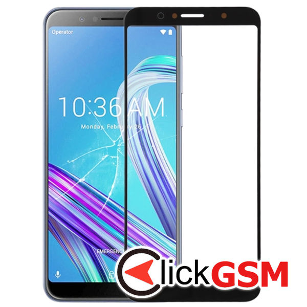 Piesa Piesa Sticla Black Asus Zenfone Max Pro M1 2560