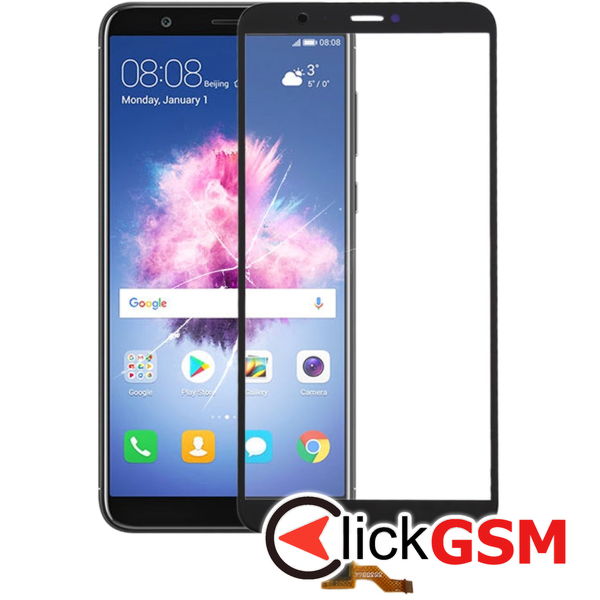 Piesa Piesa Sticla Black Huawei P Smart 1ehj