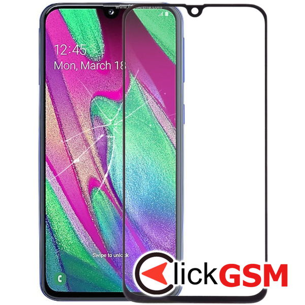 Piesa Sticla Black Samsung Galaxy A40 4d7b