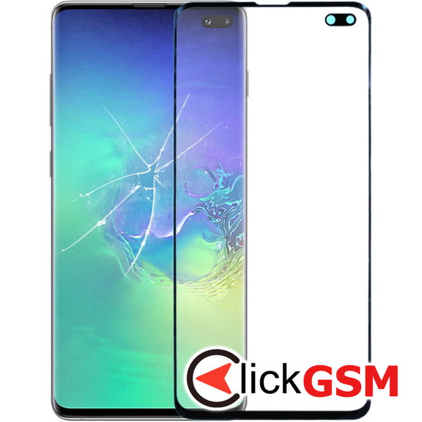 Piesa Piesa Sticla Black Samsung Galaxy S10.plus 4e8c