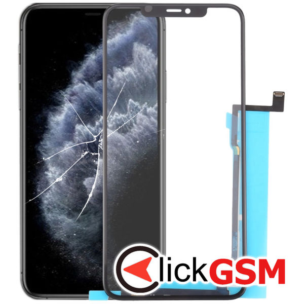 Piesa Piesa Sticla Cu Oca Black Apple Iphone 11 Pro Max 4gy5