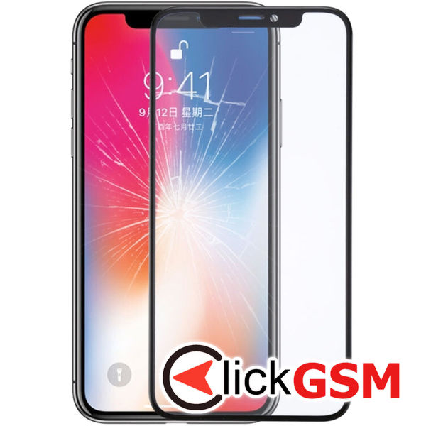 Piesa Piesa Sticla Cu Oca Black Apple Iphone X 4fxj